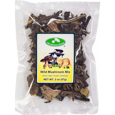 Mushroom House Dried Wild Mushroom Mix, 2 Ounce