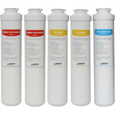 Watts Premier 560077 EZ RO4 Annual Replacement Filter, 5-pack