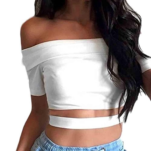 Hot Sale Vest! AMA(TM) Women Sexy Strapless Off Sholder Short
