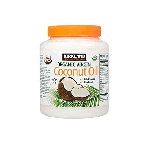 Kirkland Signature Cold Pressed Unrefined Organic Virgin Coconut Oil