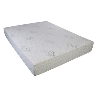 Milton Green Stars 10 in. Blue Gel Memory Foam Mattress