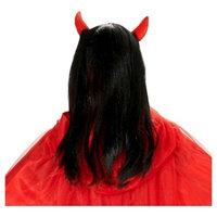 Wicked Devil Men's Costume Wig Black