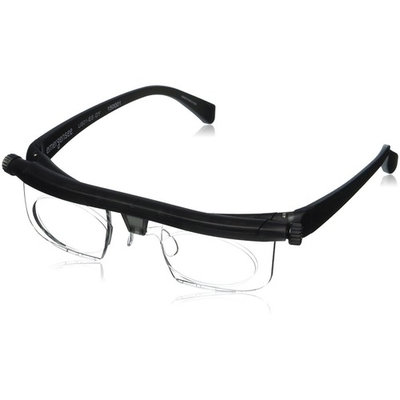 Adlens Adjustable Eyewear - Nearsighted - Farsighted - Eyewear For Men and Women - Eyeglasses - For Driving + Computer + Watching TV = Reading - Non Prescription Lenses - By Brandon Sciences