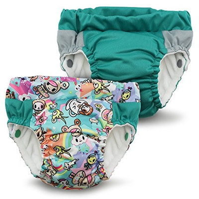 Kanga Care Lil Learnerz (2 Pack), Small, toki Sweet & Peacock