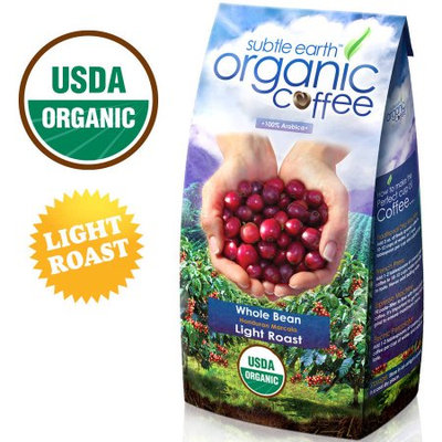 2LB Cafe Don Pablo Subtle Earth Organic Gourmet Coffee - Light Roast - Whole Bean Coffee USDA Certified Organic, 2 Pound