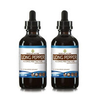 Secrets Of The Tribe Long Pepper Tincture Alcohol-FREE Extract, Organic Long Pepper (Piper Longum) Dried Pepper 2x4 oz