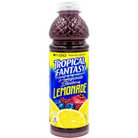 Tropical Fantasy Premium Lemonade, Pomegranate Blueberrym 22.5 Fl Oz (Case of 24)