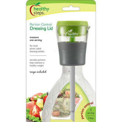 Jokari 229482 Healthy Steps Portion Control Dressing Lid