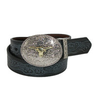 Rogers-Whitley Kids' 1 1/8 Inch Reversible Western Belt