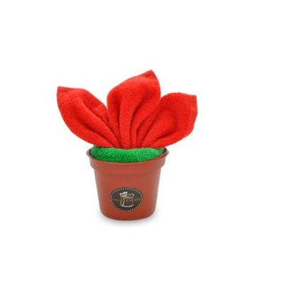 Couture Towel CT-HGPS001201 12 x 11 x 2 in. Poinsettia Towel Cranberry & Fresh Sand