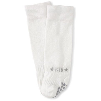 ROCK-A-THIGH Little Kids' Colored Thigh Socks, White, 2-4 Years