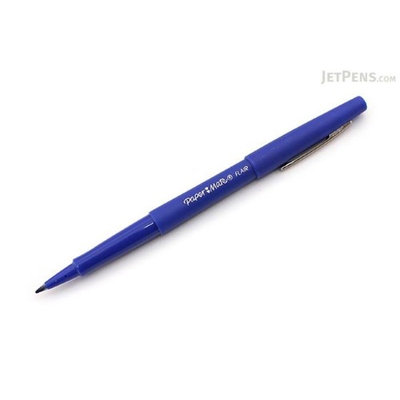 Paper-mate Paper Mate(R) Flair(R) Porous-Point Pen, Medium Point, 1.0mm, Blue Barrel, Blue Ink