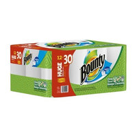 Bounty Huge Roll, White, 12 Count