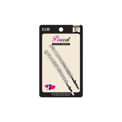Pinccat Long Rectangular Cubic Bobby Pin 2 pcs #AHPC014