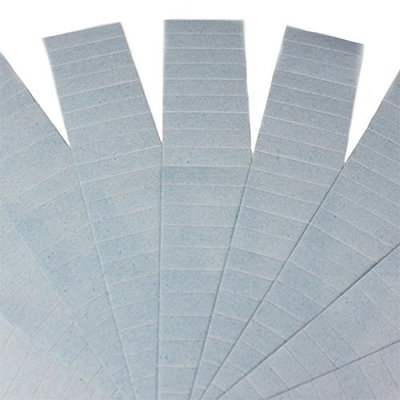 100 Pieces 4cm x 0.9cm Adhesive Double Side Tape for Tape In Skin Weft Seamless Hair Extension
