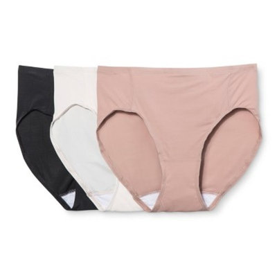 Hanes® Premium Women's Smoothing Body Toner Hi-Cut Briefs 3-Pack - Multi-Colored