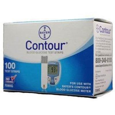 Ascensia Diabetes Care US 567312 Contour Next Blood Glucose Test Strip - 100 Count