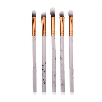 LiPing Marble Texture Makeup Brush Face Foundation Makeup Brush Premium Foundation Brush Tool Eyeliner Lip Cosmetic Brush Eye Shadow Set