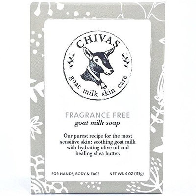 Chivas Fragrance Free Goat Milk Soap - 4 oz