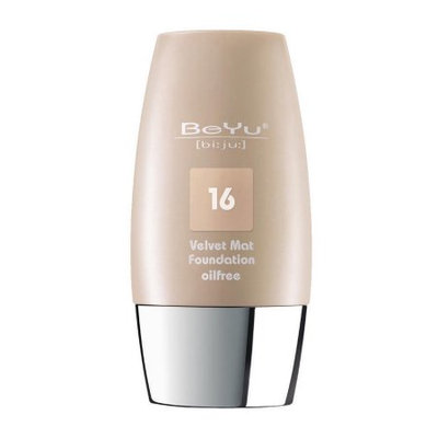 BeYu Velvet Mat Oil Free Foundation Porcelain Crème 1 Fl Oz, Porcelain CrèMe