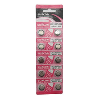 1 Pack AG10 Alkaline 1.5V Button Cell Battery Single Use LR1130 LR54 SR1130 SR1130W..., ship from USA,Brand Suncom