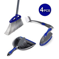 Masthome Household Cleaning Set Include Kitchen Brush,Dust Pan and Angle Broom For Kitchen Clean