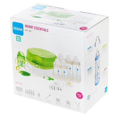 MAM Infant Essentials Baby Bottle Feeding Gift Set