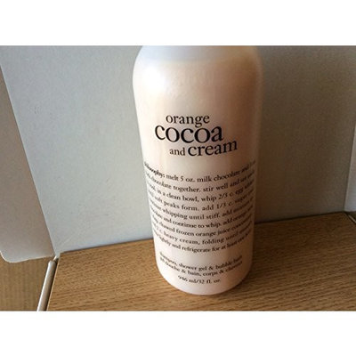 Philosophy Orange Cocoa and Cream Shampoo, Shower Gel, & Bubble Bath 3 in 1 32 ounce