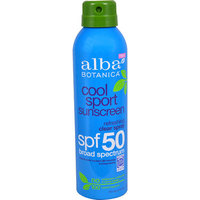 Alba Botanica™ Cool Sport Sunscreen Clear Spray SPF 50 Refreshing -- 6 fl oz