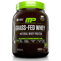 MusclePharm Grass-Fed Whey Protein Powder, Chocolate, 25g Protein, 2 Lb