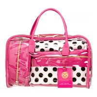 Upper Canada Soap Macbeth Tiffany Dot 4-Piece Gift Set, Pink