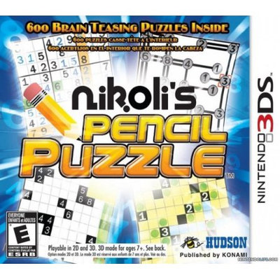 Hudson Soft Company, Ltd Nikolis Pencil Puzzle - Pre-Owned (Nintendo 3DS)