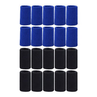 Mudder 20 Pieces Finger Sleeves Thumb Braces Support Elastic Compression Protector Braces for Relieving Pain Calluses Arthritis Knuckle