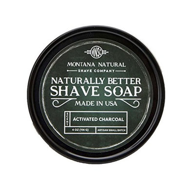 Activated Charcoal Artisan Small Batch Shave Soap for a Naturally Better Shave Experience