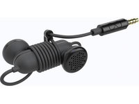 BOOM Spooners Earbud Headphones with In-Line Mic (Black)