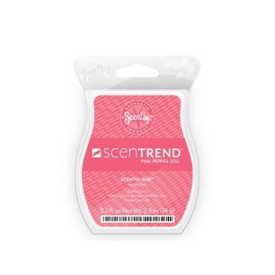 Pink Pepper Scentsy Bar for Wickless Candles Warmers 3.2 Oz Bar