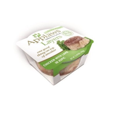 Applaws Cat Layers Chicken with Lamb, 2.47 oz, Case of 12