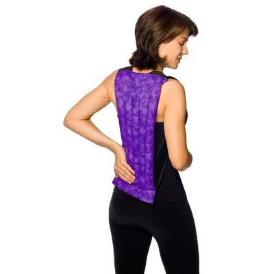 Nature Creation- Spine & Back Support Heating Pad, Stress & Sore Muscles Relief – Reusable Herbal Hot and Cold (Blue Marble)