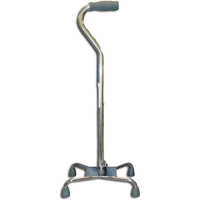 Crome Large Base Adjustable Quad Cane Foam Handgrip 1/CS