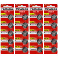 Panasonic CR2450 3 Volt Lihium Coin Cell Battery - 20 Batteries