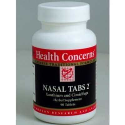 Health Concerns - Nasal Tabs 2 - Xanthium and Cimicifuga Herbal Supplement - 90 Tablets