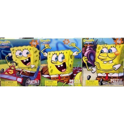 SpongeBob SquarePants 100 Piece Jigsaw Puzzle - Assorted Styles (1 Piece)