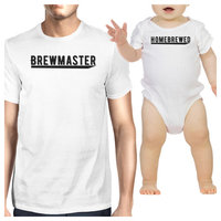 Brewmaster Homebrewed Matching Shirts Funny Gift For Baby Shower