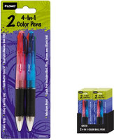 Flomo 2 pack 4-In-1 Color Ball Pens (Pack of 48)
