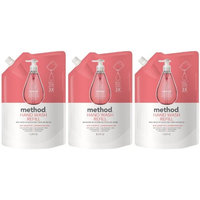 Method Gel Hand Wash Refill Pouch, Pink Grapefruit, 34oz, 3pk