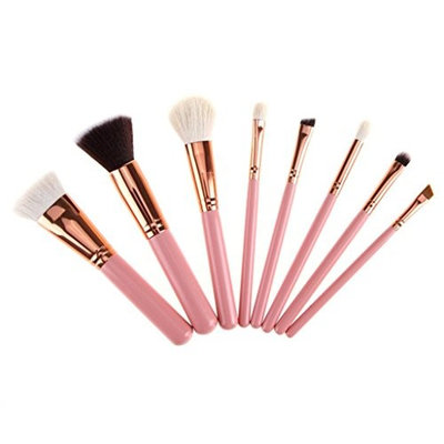 CMrtew Makeup Eye Brush Set - Eyeshadow Eyeliner Blending - Crease Kit-Best Choice 8 Essential Makeup Brushes - Apply Better Makeup & Make You Look Flawless