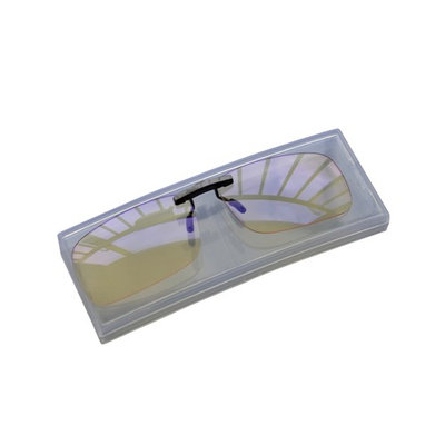 Computer Reading Blue Light blocker UV Clip On Glasses Yellow Lens