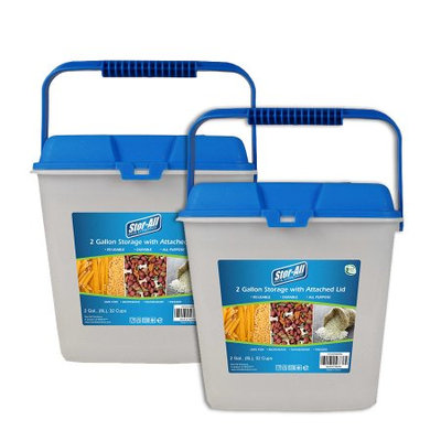 Food Storage Container Set Stor-All Solutions Clear Blue