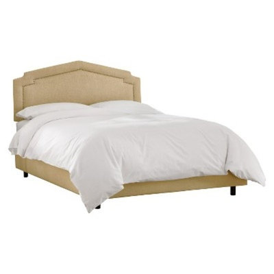 Inset Nail Button Bed - Skyline Furniture