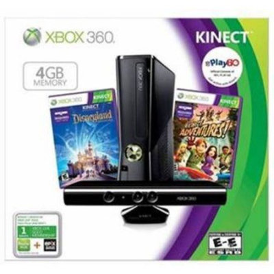 Xbox 360 4GB Built-in WiFi Kinect Holiday Bundle